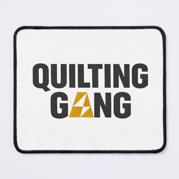 Item preview, Modern Quilting Gang Typography | Minimalist Quilt Block Design designed and sold by Twenty2Creative.