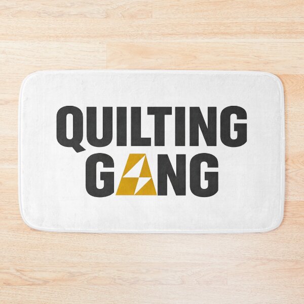 Item preview, Modern Quilting Gang Typography | Minimalist Quilt Block Design designed and sold by Twenty2Creative.