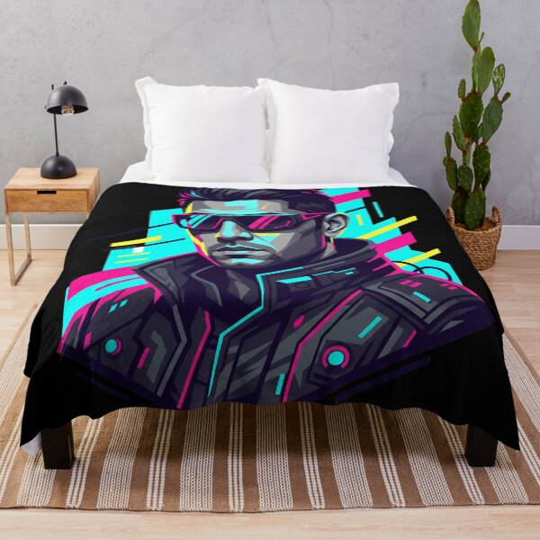 Item preview, Cyberpunk Urban Warrior - Beyond Zero - WPAP Tech Style designed and sold by BounoWorld.