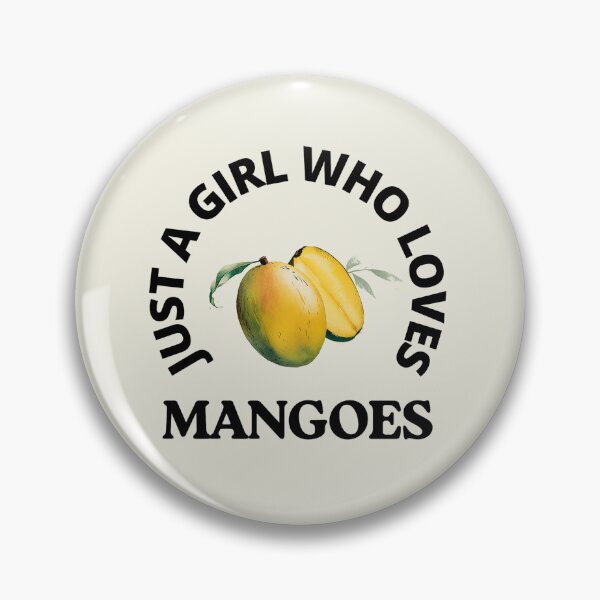 Item preview, Just a Girl Who Loves Mangoes – Funny Fruit Lover Quote Design designed and sold by Verycutethings.