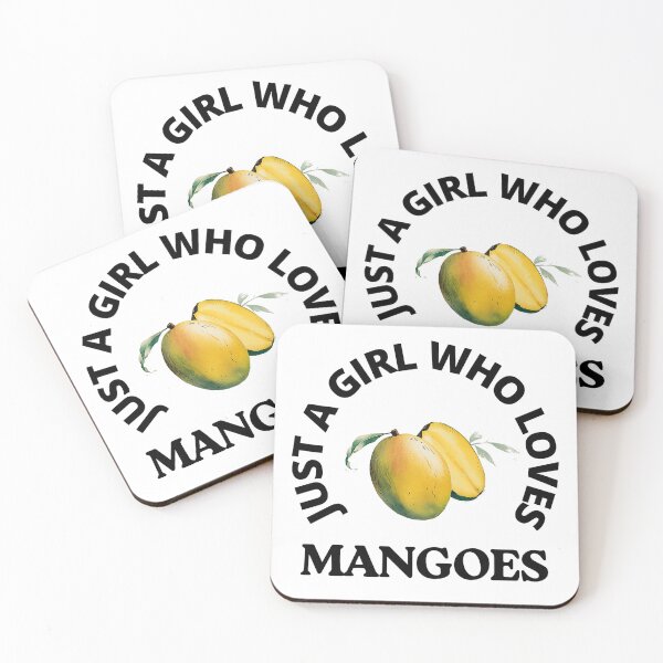 Item preview, Just a Girl Who Loves Mangoes – Funny Fruit Lover Quote Design designed and sold by Verycutethings.
