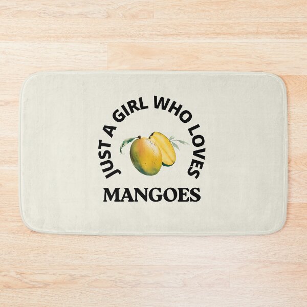 Item preview, Just a Girl Who Loves Mangoes – Funny Fruit Lover Quote Design designed and sold by Verycutethings.