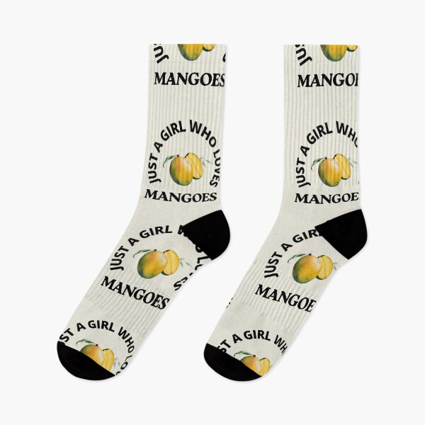 Item preview, Just a Girl Who Loves Mangoes – Funny Fruit Lover Quote Design designed and sold by Verycutethings.