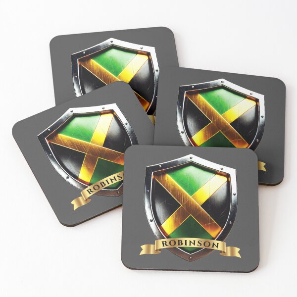 Artikelvorschau, Robinson Jamaica Surname Shield entworfen und verkauft von Highlandkings.