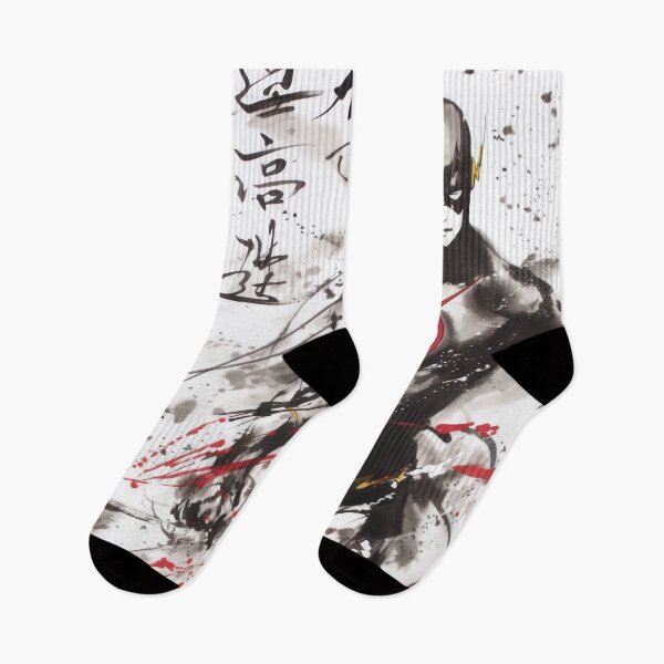 Item preview, The Flash Sumi-e  designed and sold by AnimeArsenalPrints.