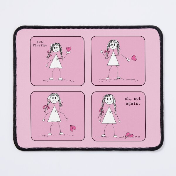 Item preview, Tale of a Broken Hearted Stick Girl: Not again..... designed and sold by Stick Girls and Flowers.