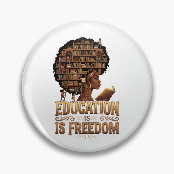 Item preview, Education Is Freedom Black History t-shirt designed and sold by JaaCreativeShop.