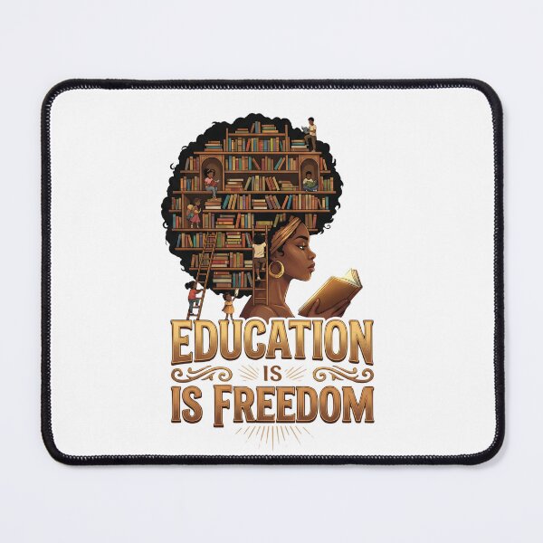 Item preview, Education Is Freedom Black History t-shirt designed and sold by JaaCreativeShop.