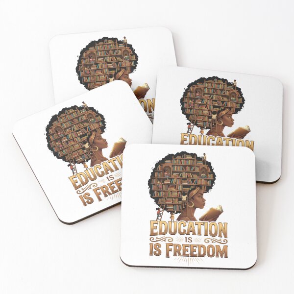 Item preview, Education Is Freedom Black History t-shirt designed and sold by JaaCreativeShop.