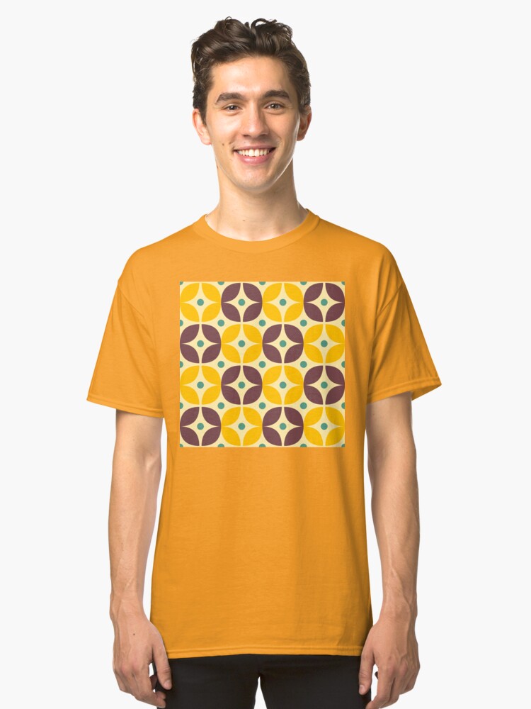 Alternate view of Geometric Pattern: Stylised Flower: Veronica Classic T-Shirt