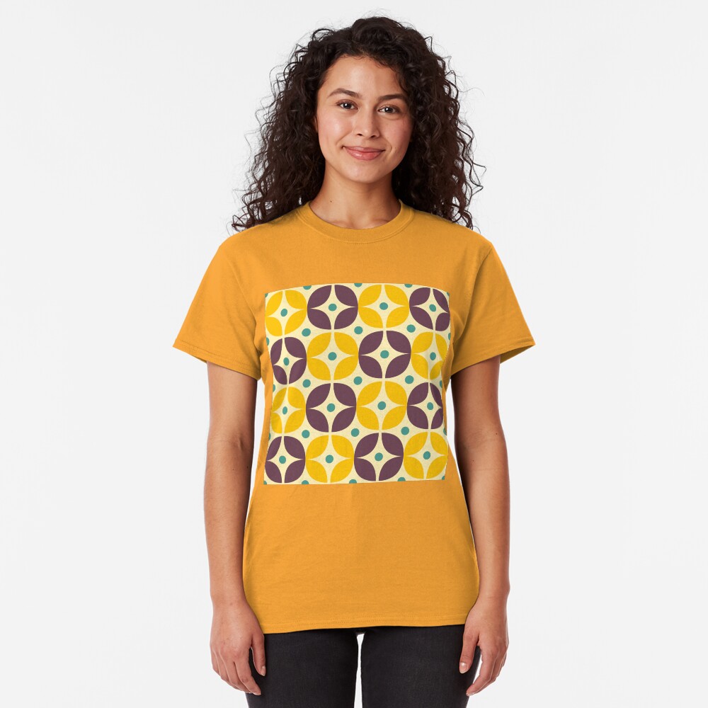 Geometric Pattern: Stylised Flower: Veronica Classic T-Shirt