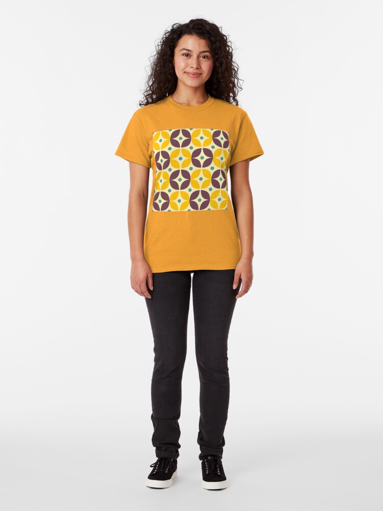 Alternate view of Geometric Pattern: Stylised Flower: Veronica Classic T-Shirt