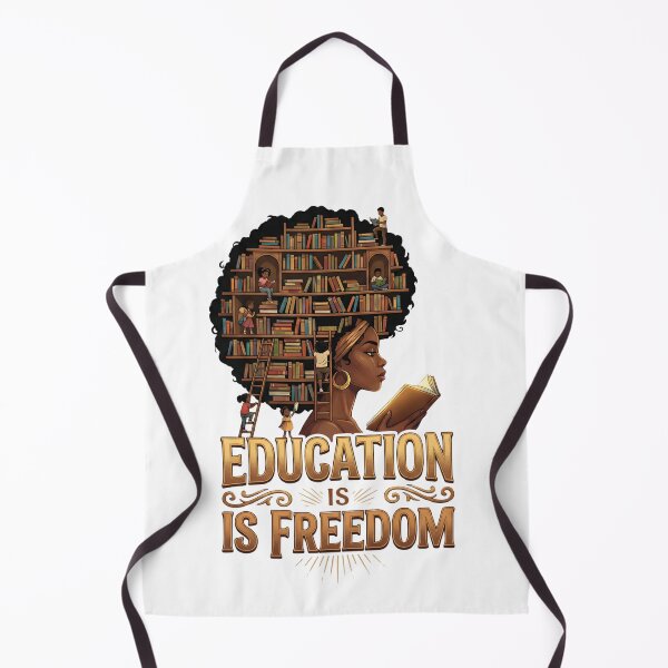 Item preview, Education Is Freedom Black History t-shirt designed and sold by JaaCreativeShop.