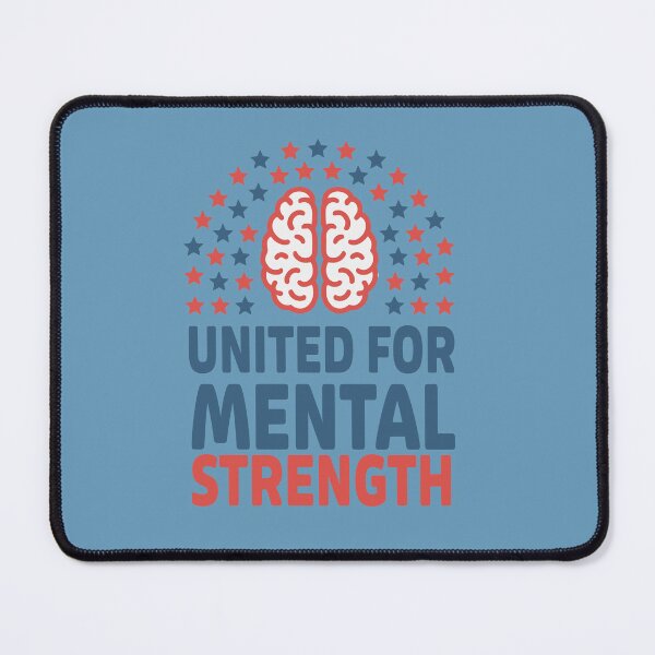 Item preview, MindVibe United™ – United for Mental Strength Patriotic Brain Motivation  designed and sold by ُEldalal-Design.