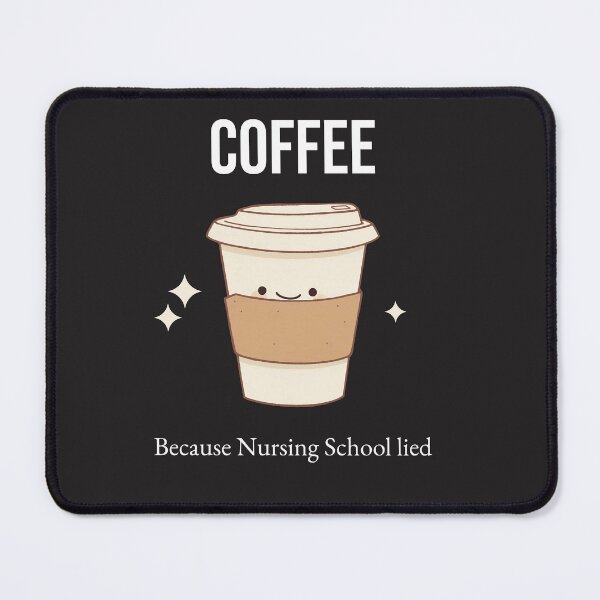 Item preview, coffee because nursing school lied  designed and sold by Lynn's Looks.