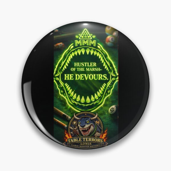 Item preview, Lomis – Hustler of the Marsh Neon Jaw Poster designed and sold by MACodDesigns.