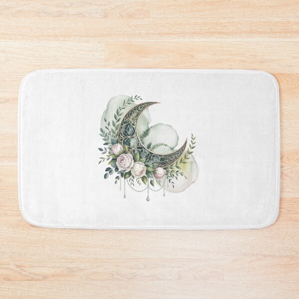 Item preview, Floral Crescent Moon designed and sold by jkrphoto.