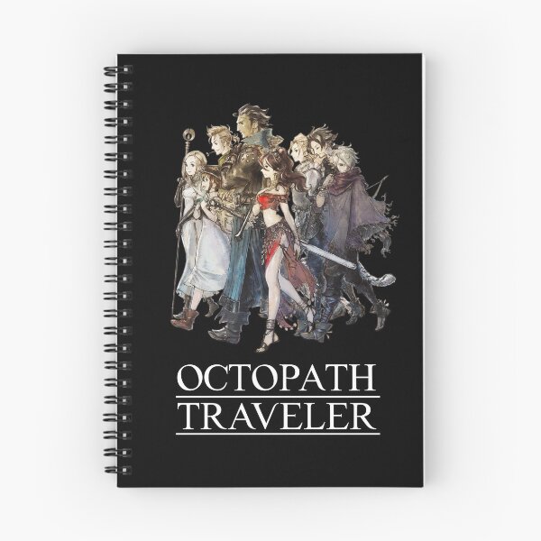 Item preview, Octopath Traveler® - Travelers Logo [w/ White Text] designed and sold by SWISH-Design.