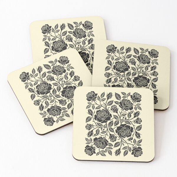 Item preview, Black Roses Vintage Floral Gothic Cottagecore designed and sold by Y-Vibes.