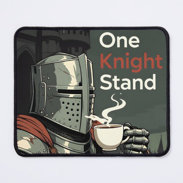 Item preview, One Knight Stand - Medieval Coffee Humor designed and sold by Biesiu.