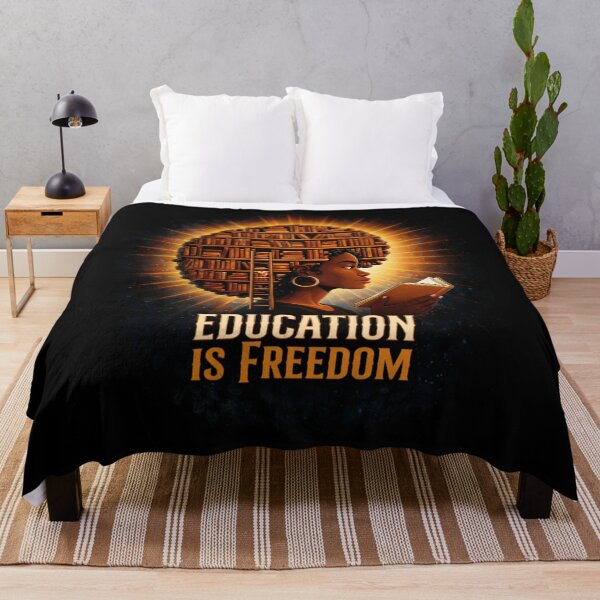 Item preview, Education Is Freedom Black Excellence t-shirt designed and sold by JaaCreativeShop.