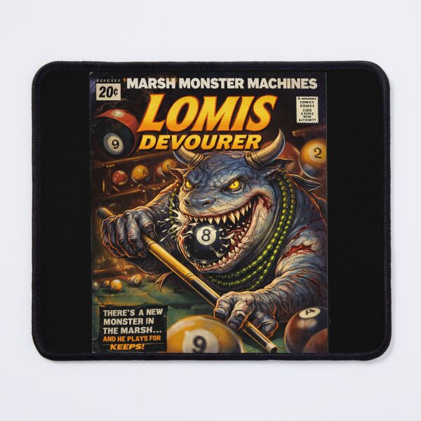 Item preview, Lomis Devourer – Vintage Marsh Monster Comic Cover designed and sold by MACodDesigns.