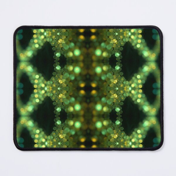 Item preview, Green Glow Beads Abstract Pattern designed and sold by Sachie's Studio.