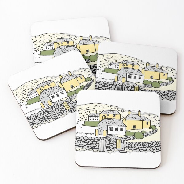 Item preview, Stone Walls and Farmhouses in Pastel Colors designed and sold by sharon1210.