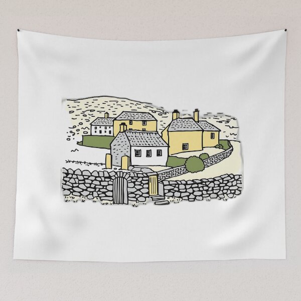 Item preview, Stone Walls and Farmhouses in Pastel Colors designed and sold by sharon1210.