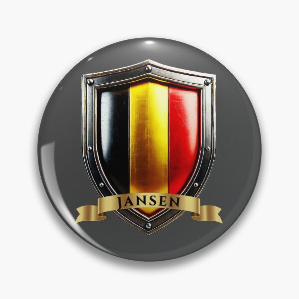 Item preview, Jansen Belgium Surname Shield designed and sold by Highlandkings.
