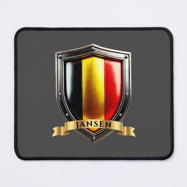 Item preview, Jansen Belgium Surname Shield designed and sold by Highlandkings.