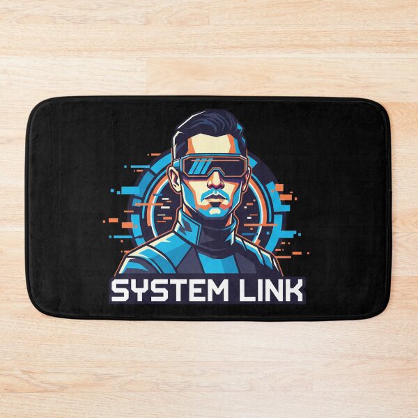 Item preview, System Link - Cyberpunk Tech Nomad - Urban Pop Art designed and sold by BounoWorld.