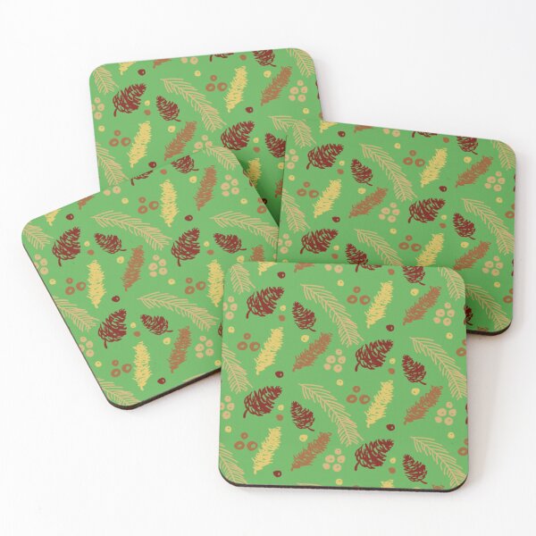Item preview, Multicolor Christmas Fir Tree Leaves Pattern designed and sold by DesignsVault.