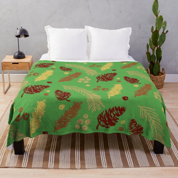 Item preview, Multicolor Christmas Fir Tree Leaves Pattern designed and sold by DesignsVault.