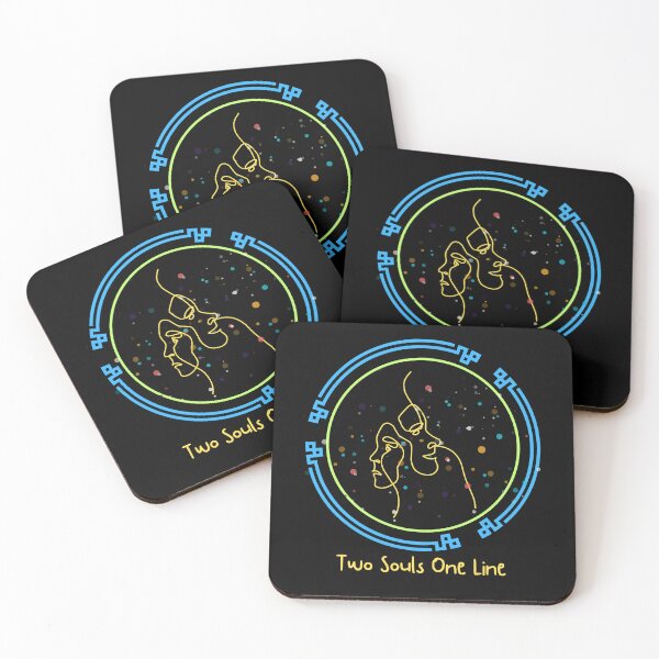 Item preview, Two Souls, One Line - Connected beyond form designed and sold by Aquarius-club.