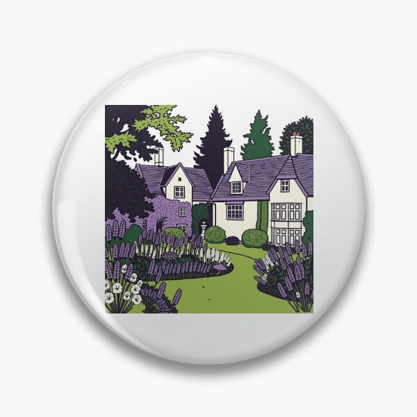 Item preview, Lavender Garden with Stately Homes designed and sold by sharon1210.