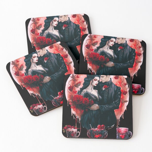 Item preview, Gothic valentine and romantic couple  designed and sold by Palmtree94.