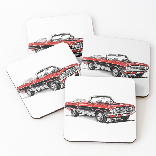 Item preview, Vintage Muscle Car in Motion designed and sold by sharon1210.