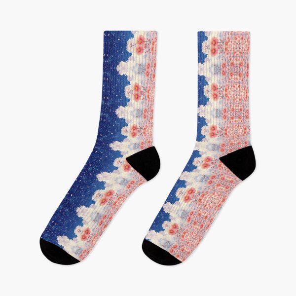 Item preview, Flowers and Stars Pattern designed and sold by Sachie's Studio.