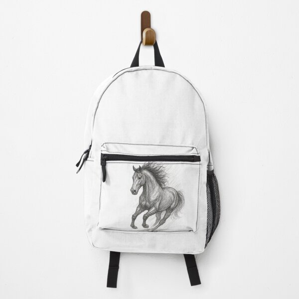 Item preview, Majestic Galloping Horse - Vintage Minimalist Sketch Art designed and sold by birleşik zevkler.