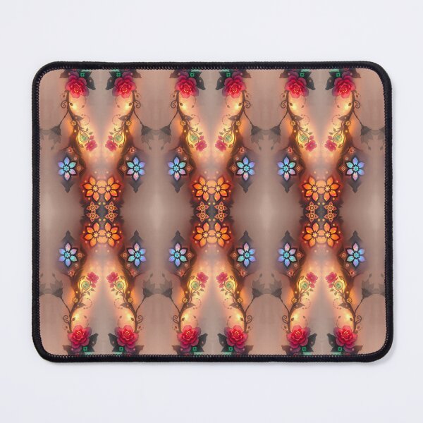 Item preview, Glowing Flowers Pattern designed and sold by Sachie's Studio.