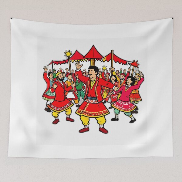 Item preview, Kurdish Traditional Dance Artwork designed and sold by sharon1210.
