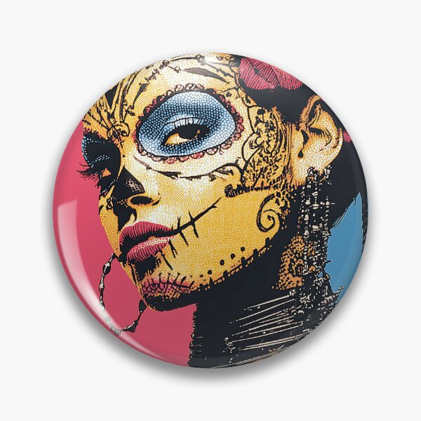 Item preview, Festival Face Print designed and sold by Retro Type.