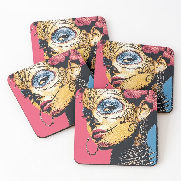 Item preview, Festival Face Print designed and sold by Retro Type.