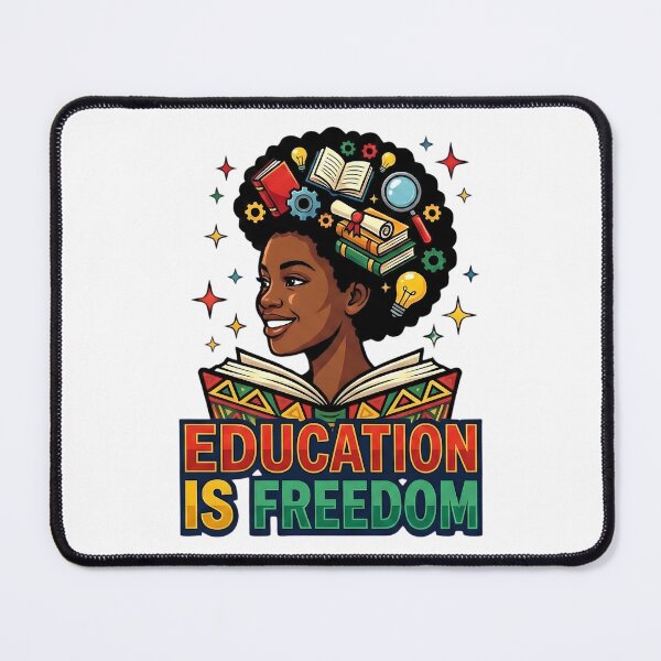 Item preview, Education Is Freedom Black History design t-shirt designed and sold by JaaCreativeShop.