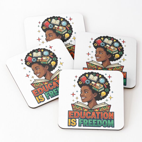 Item preview, Education Is Freedom Black History design t-shirt designed and sold by JaaCreativeShop.