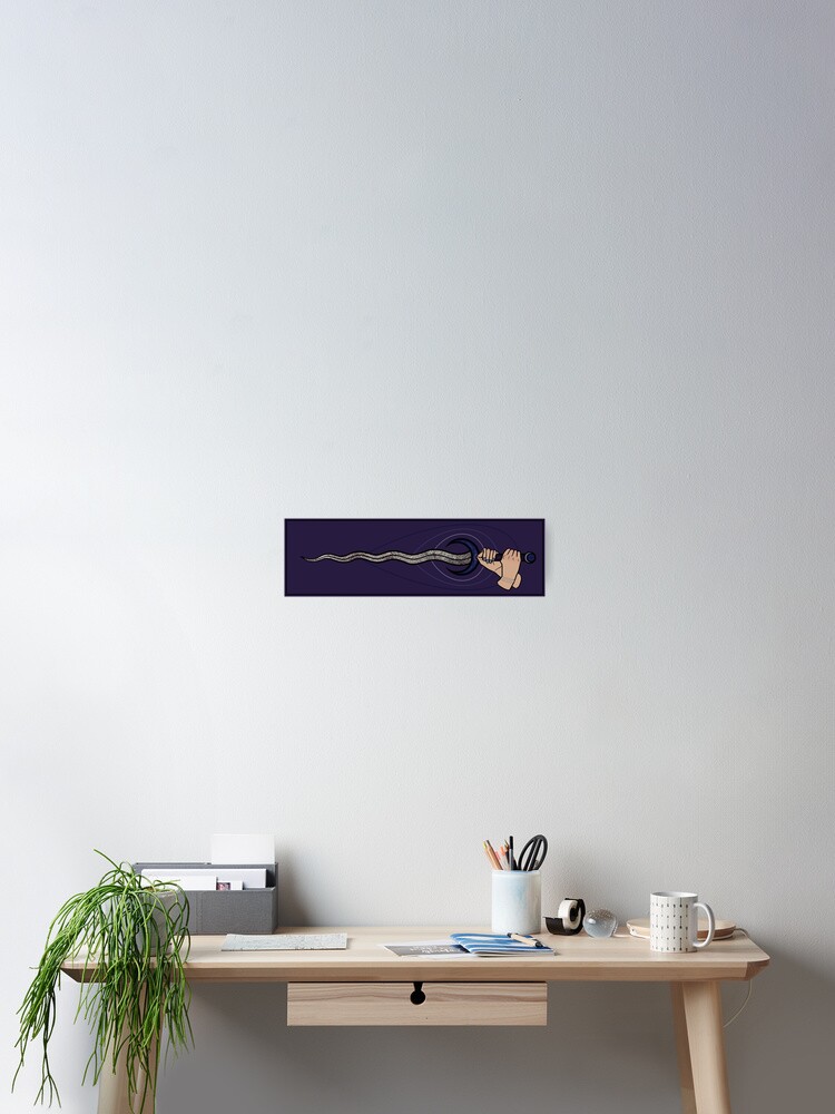 Thumbnail 2 of 3, Poster, Moon Sword designed and sold by Sol-Studios.