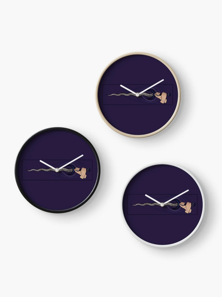 Thumbnail 3 of 4, Clock, Moon Sword designed and sold by Sol-Studios.