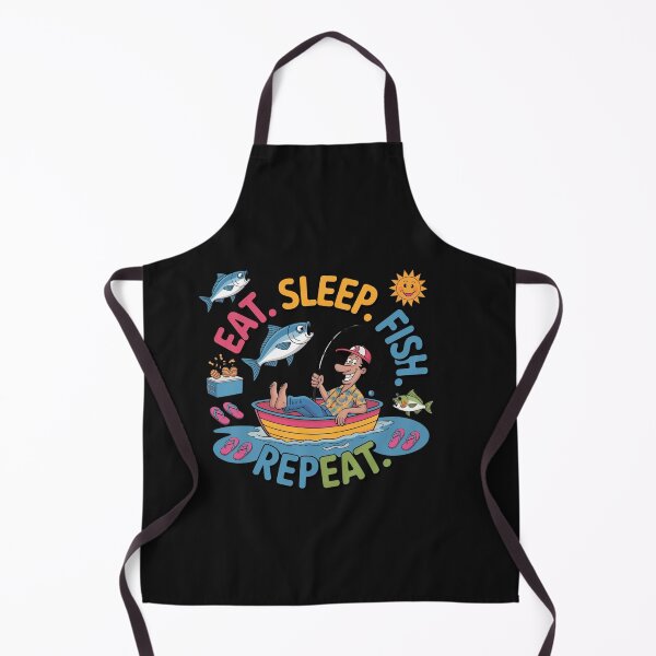 Item preview, Eat. Sleep. Fish. Repeat. designed and sold by cope64.