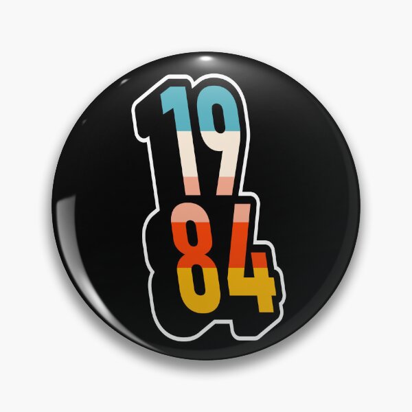 Item preview, 1984 Retro Geometric Typography designed and sold by MZS Studio.
